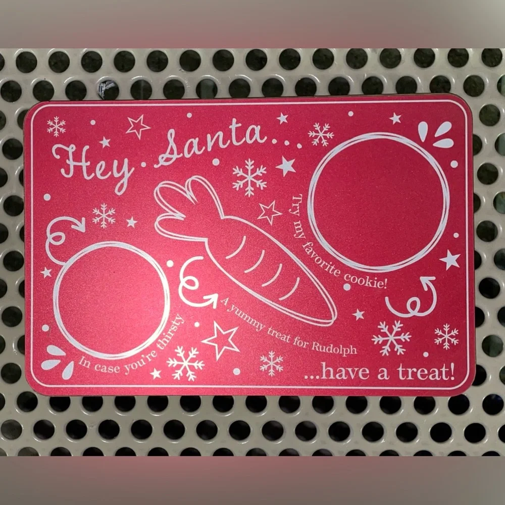 Target Santa Cookie Tray & Reindeer Evidence Bag